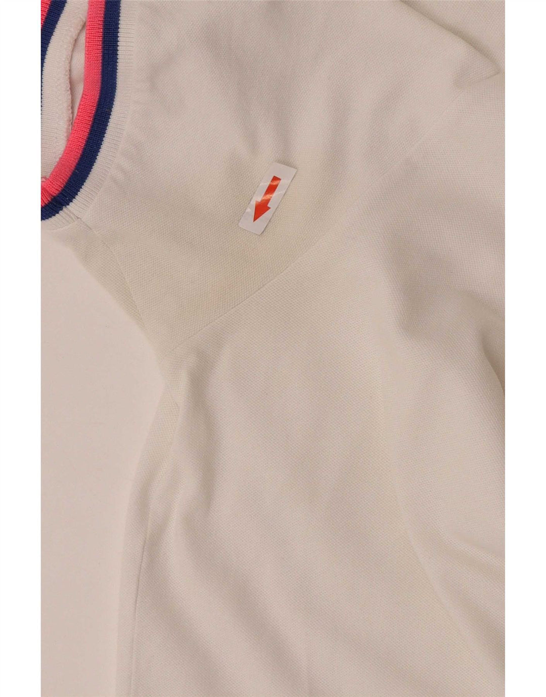 Brooksfield Herren-Poloshirt mit schmaler Passform, IT 50, Mittelweiß, Farbblock