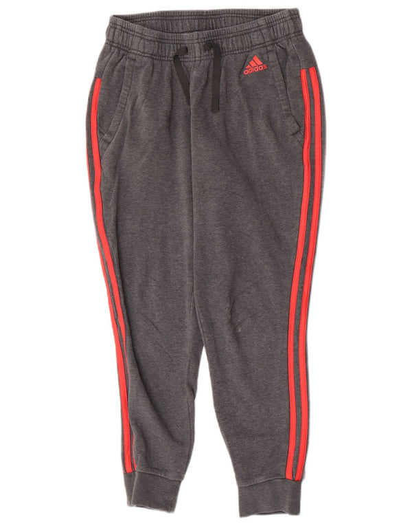 Adidas Damen Trainingshose Jogger UK 8/10 Small Graue Baumwolle