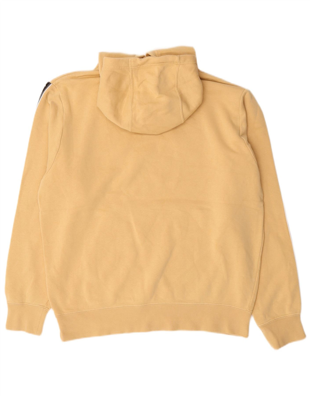 Nike Herren-Pullover mit grafischem Kapuzenpullover, mittelgelbe Colourblock-Baumwolle