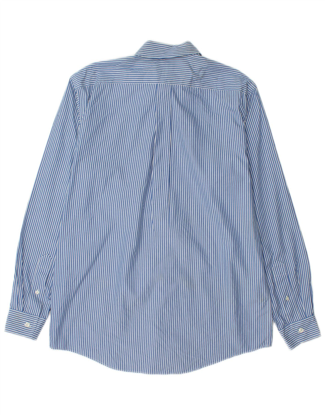 L.L.Bean Herrenhemd, Größe 15, mittelblau, gestreift, Baumwolle