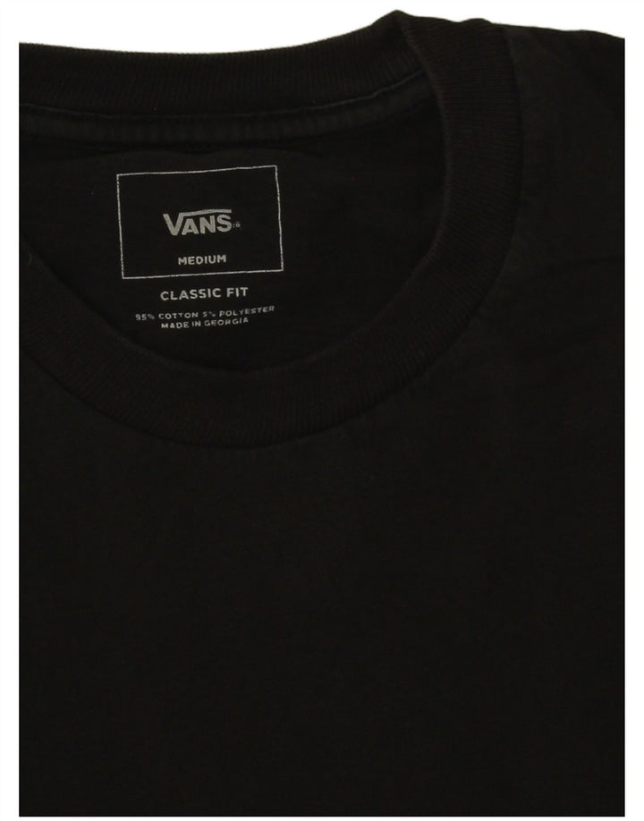 Vans Herren-T-Shirt mit klassischer Passform, Mittelschwarz, Colourblock-Baumwolle