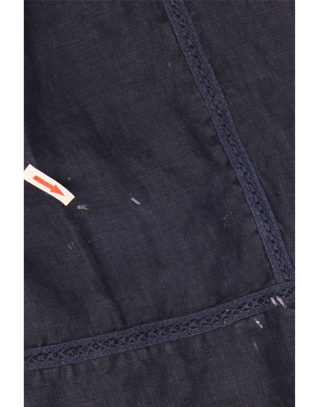 Zara Damen Ärmelloses A-Linien-Kleid UK 12 Medium Marineblau