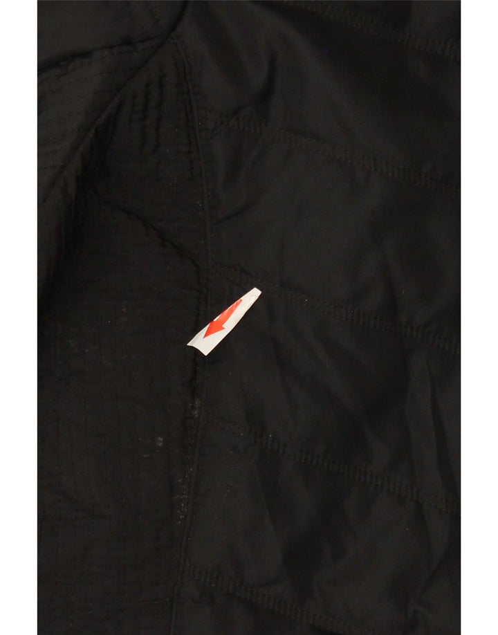 Marks & Spencer Wattierter Damenmantel mit Kapuze, UK 22 3XL, Schwarz, Polyester