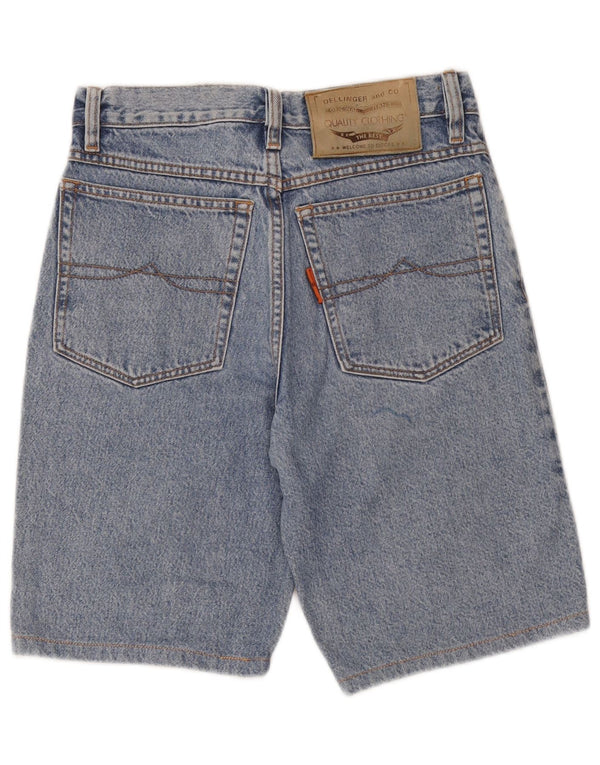 Vintage Herren Denim Shorts W30 Mittelblaue Baumwolle