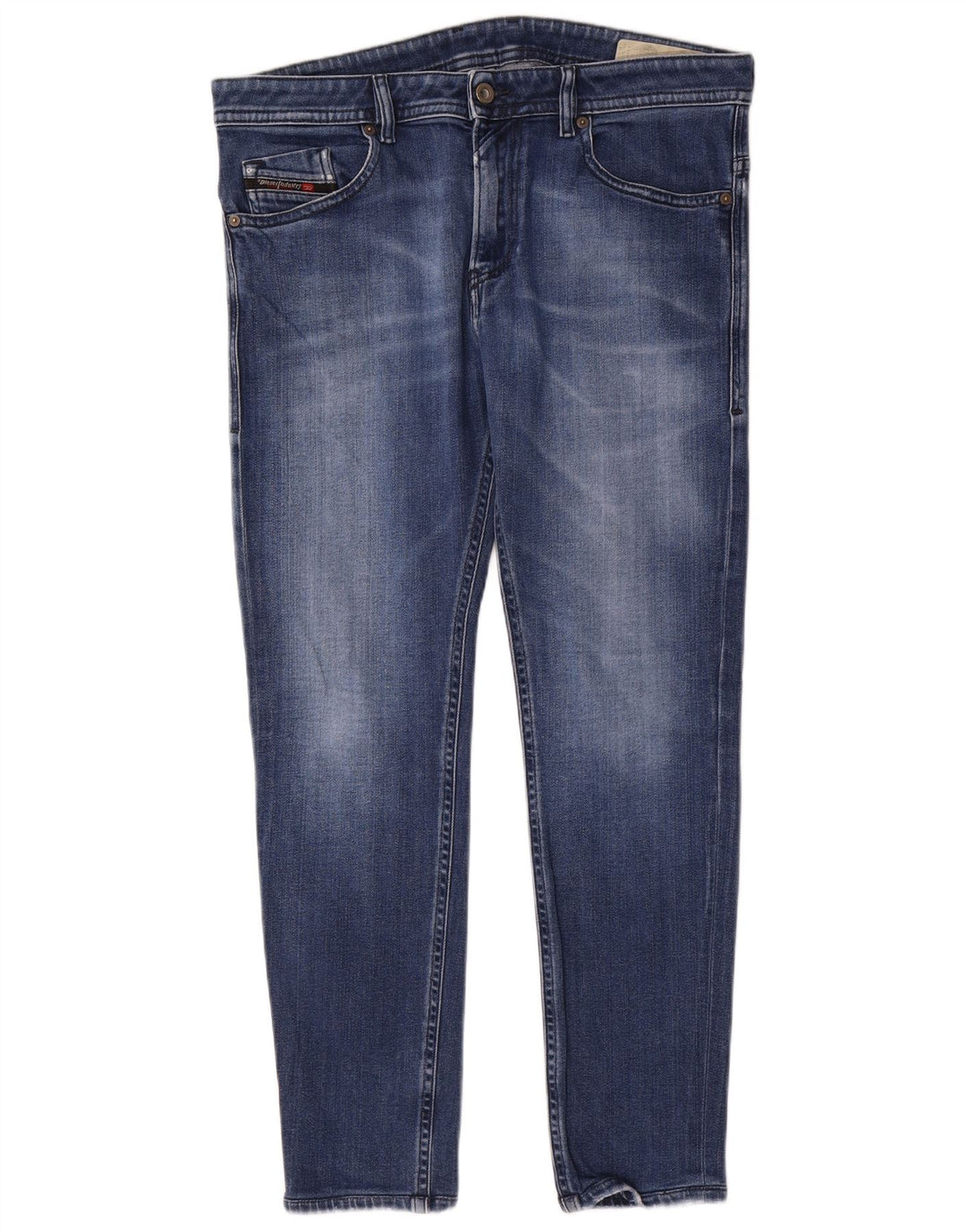 Diesel Herren Slim Jeans W34 L29 Blaue Baumwolle