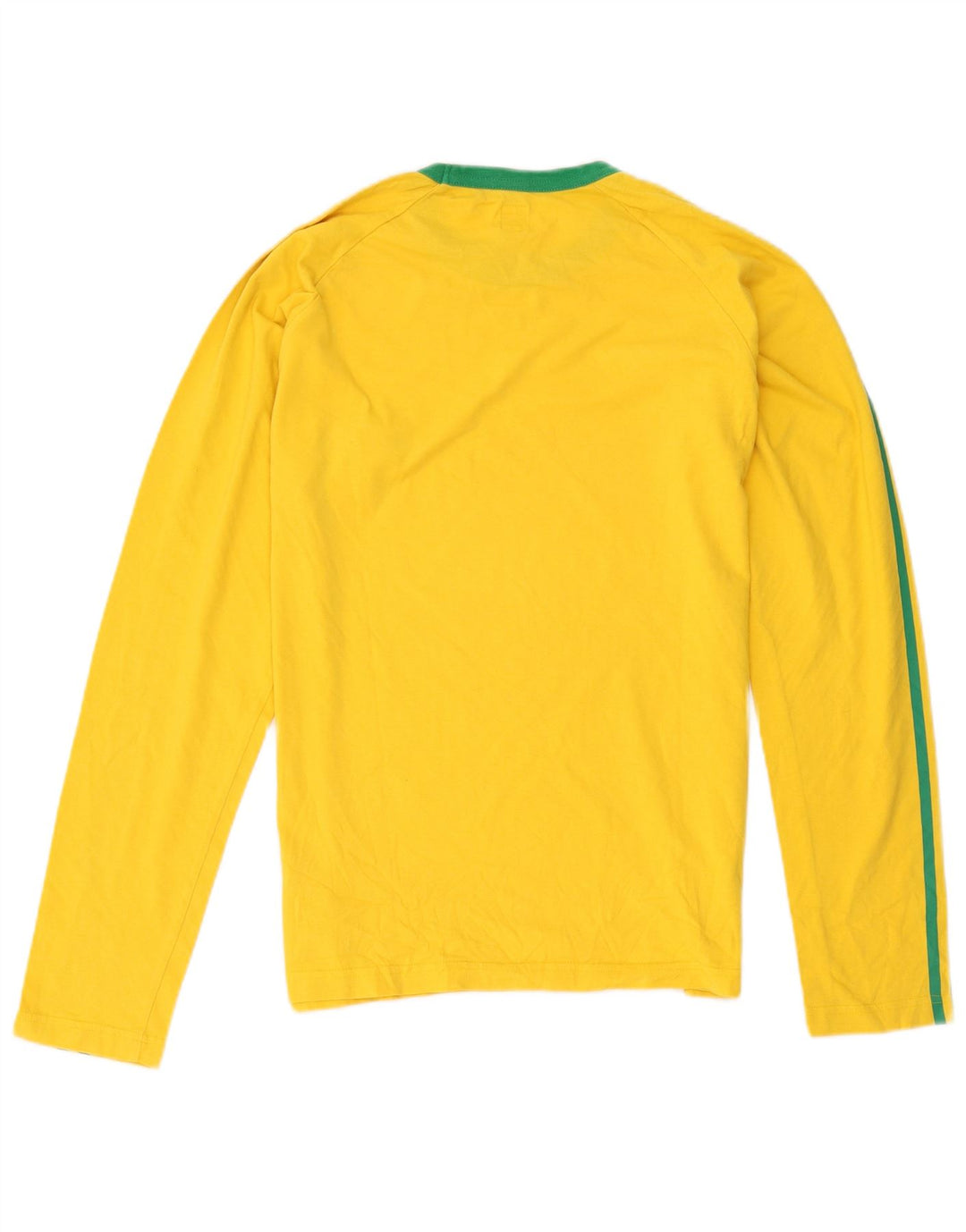 Adidas Herren Top Langarm mittelgelbe Baumwolle