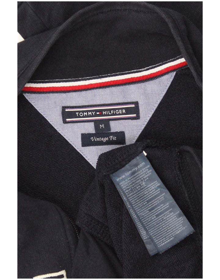 Tommy Hilfiger Herren-Trainingsanzugoberteil mit Vintage-Passform, mittleres Marineblau