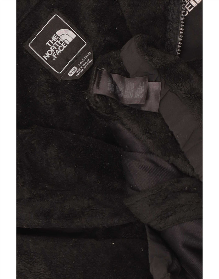 The North Face Mädchen-Fleecejacke, 9–10 Jahre, mittelschwarzes Polyester