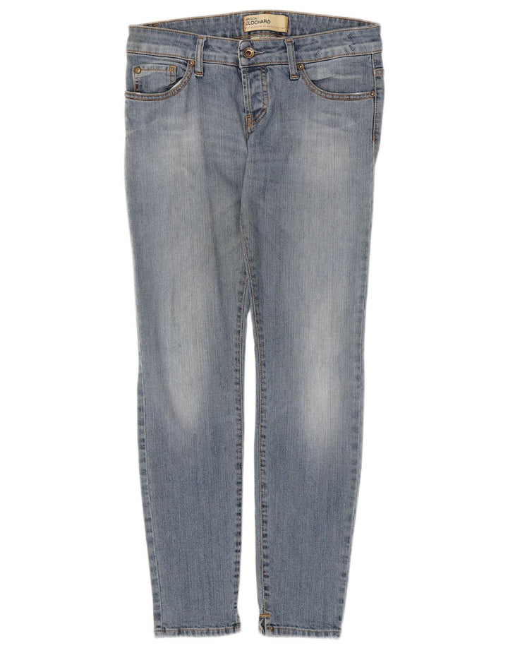 MAISON CLOCHARD Damen Slim Jeans W28 L29 Blaue Baumwolle