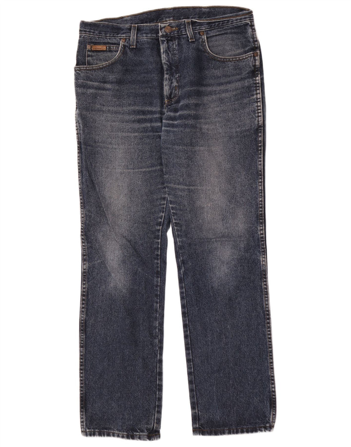 Wrangler Herren Straight Jeans W34 L32 Blau