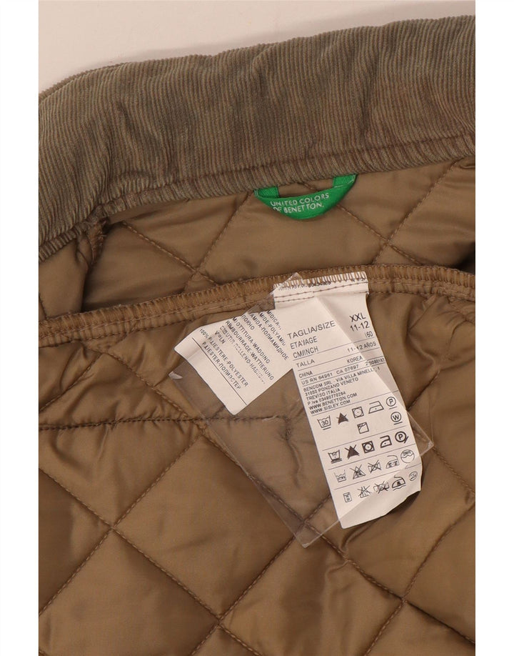 Benetton Steppjacke für Jungen, 11–12 Jahre, 2XL, Beige, Polyamid