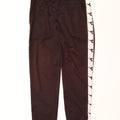 Diadora Herren-Trainingshose mit Grafik, groß, schwarzes Farbblock-Polyester