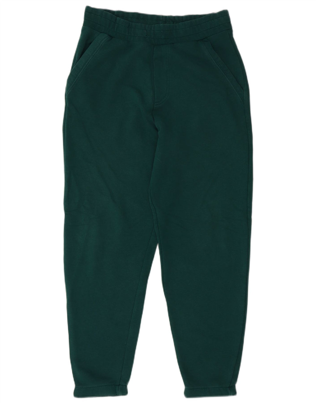 Zara Herren-Trainingshose, Jogginghose, klein, grüne Baumwolle