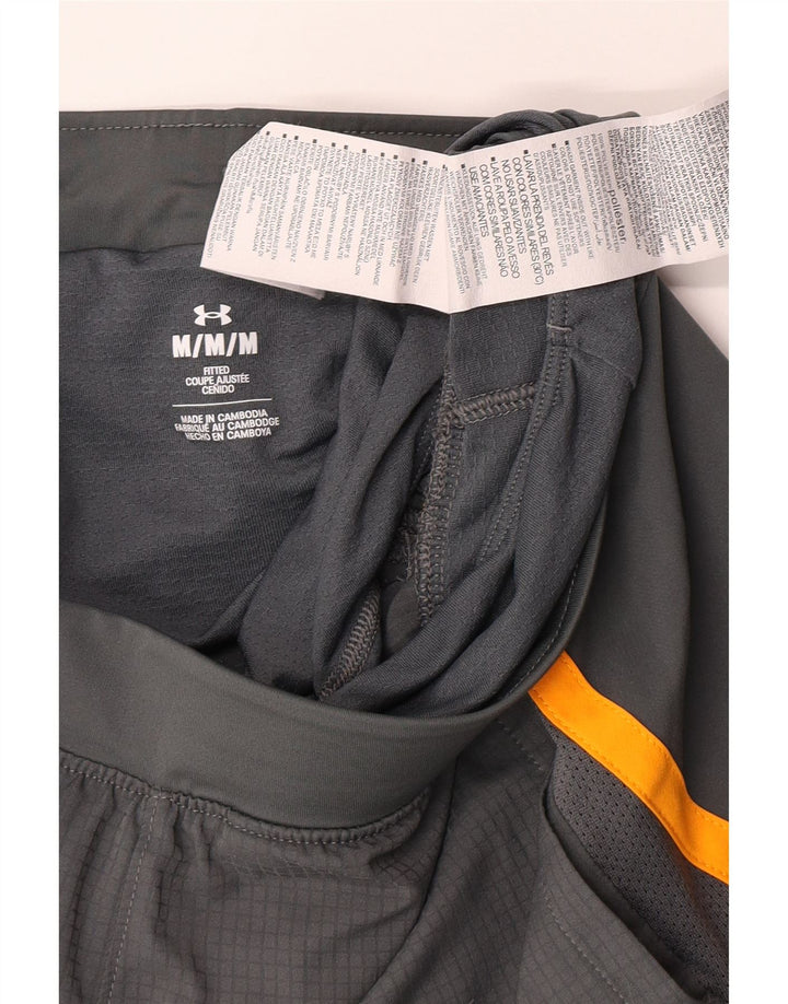 Under Armour Herren Graphic Sport Shorts Mittelgraues Colourblock-Polyester
