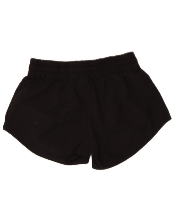 REEBOK Womens Sport Shorts UK 8/10 Small  Black Nylon