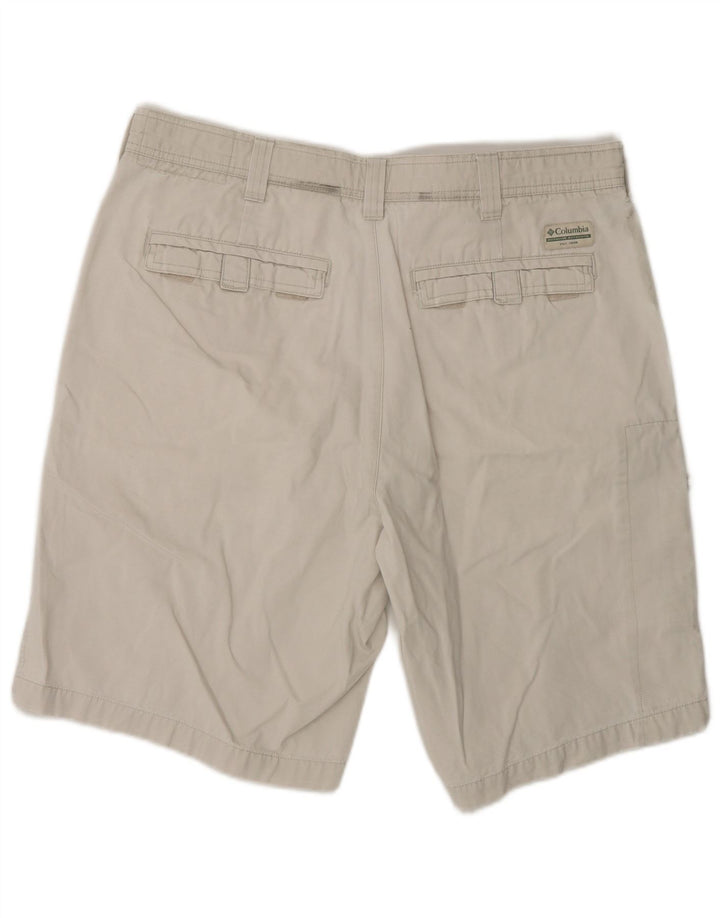 Columbia Herren Cargoshorts W34 Large Beige Baumwolle