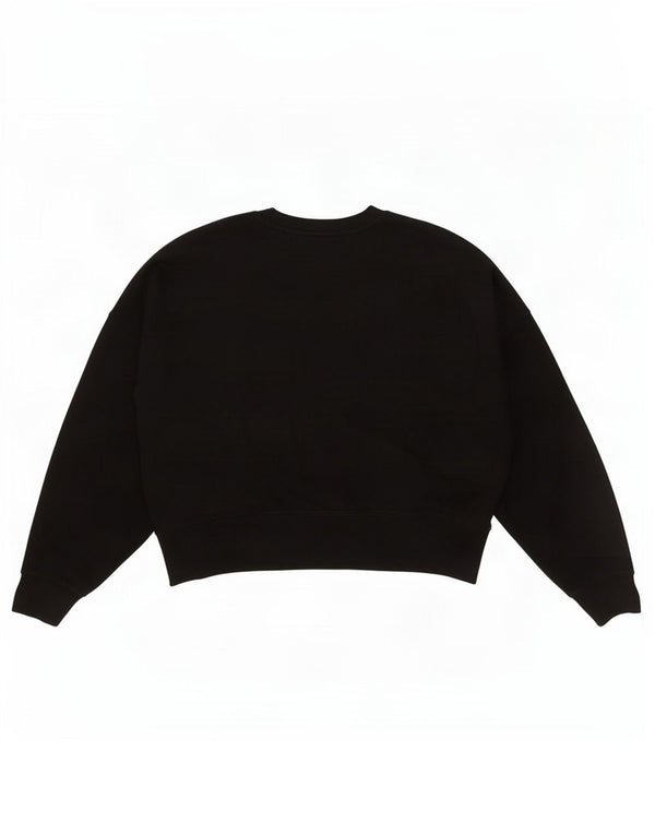 Adidas Damen-Sweatshirt in Übergröße, Gr. 10, Größe S, Schwarz, Baumwolle