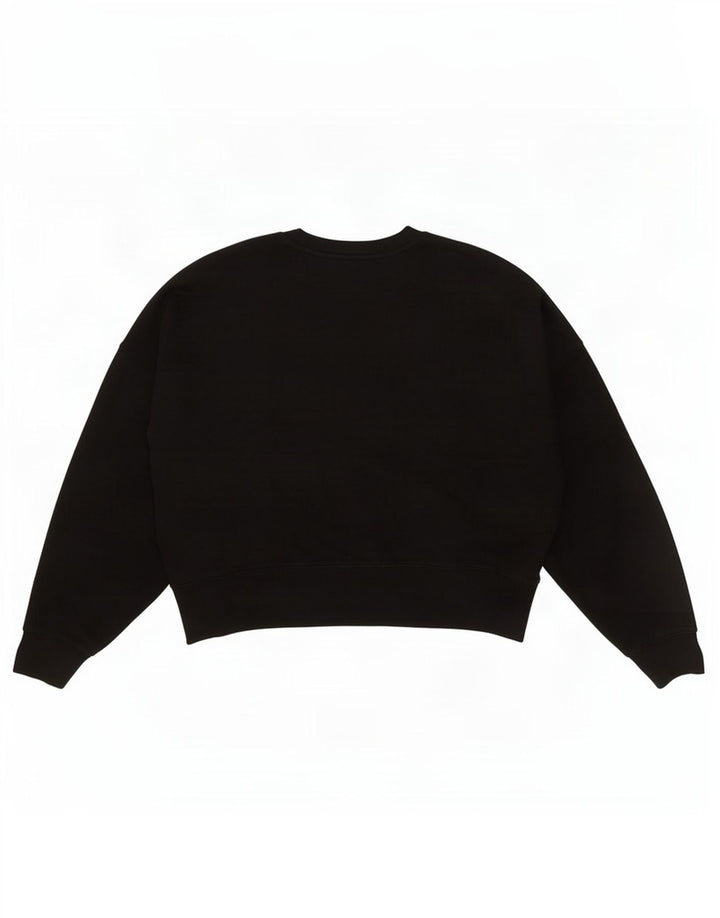 Adidas Damen-Sweatshirt in Übergröße, Gr. 10, Größe S, Schwarz, Baumwolle