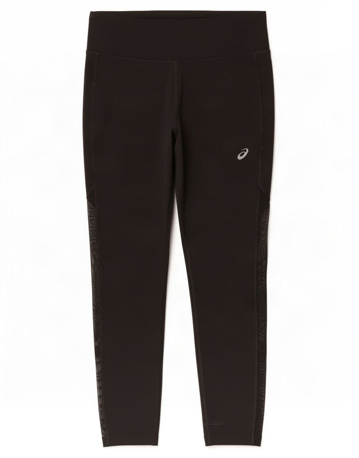 Asics Damen Leggings UK 12 Medium Schwarz Polyester