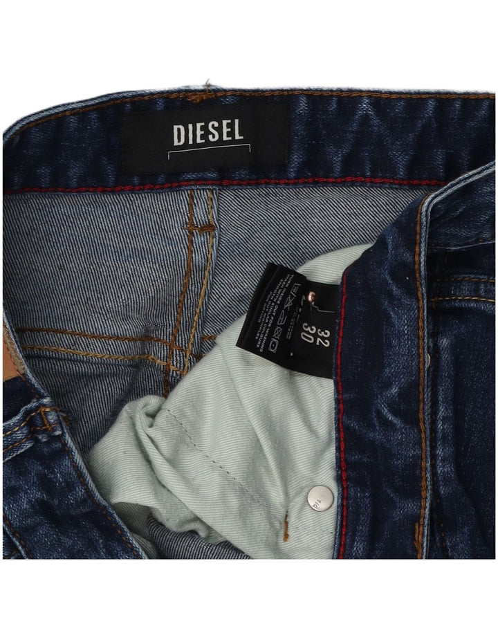 Diesel Herren Slim Jeans W32 L30 Blaue Baumwolle