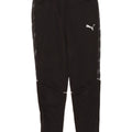Puma Trainingshose für Jungen, 11–12 Jahre, schwarz gepunktetes Polyester