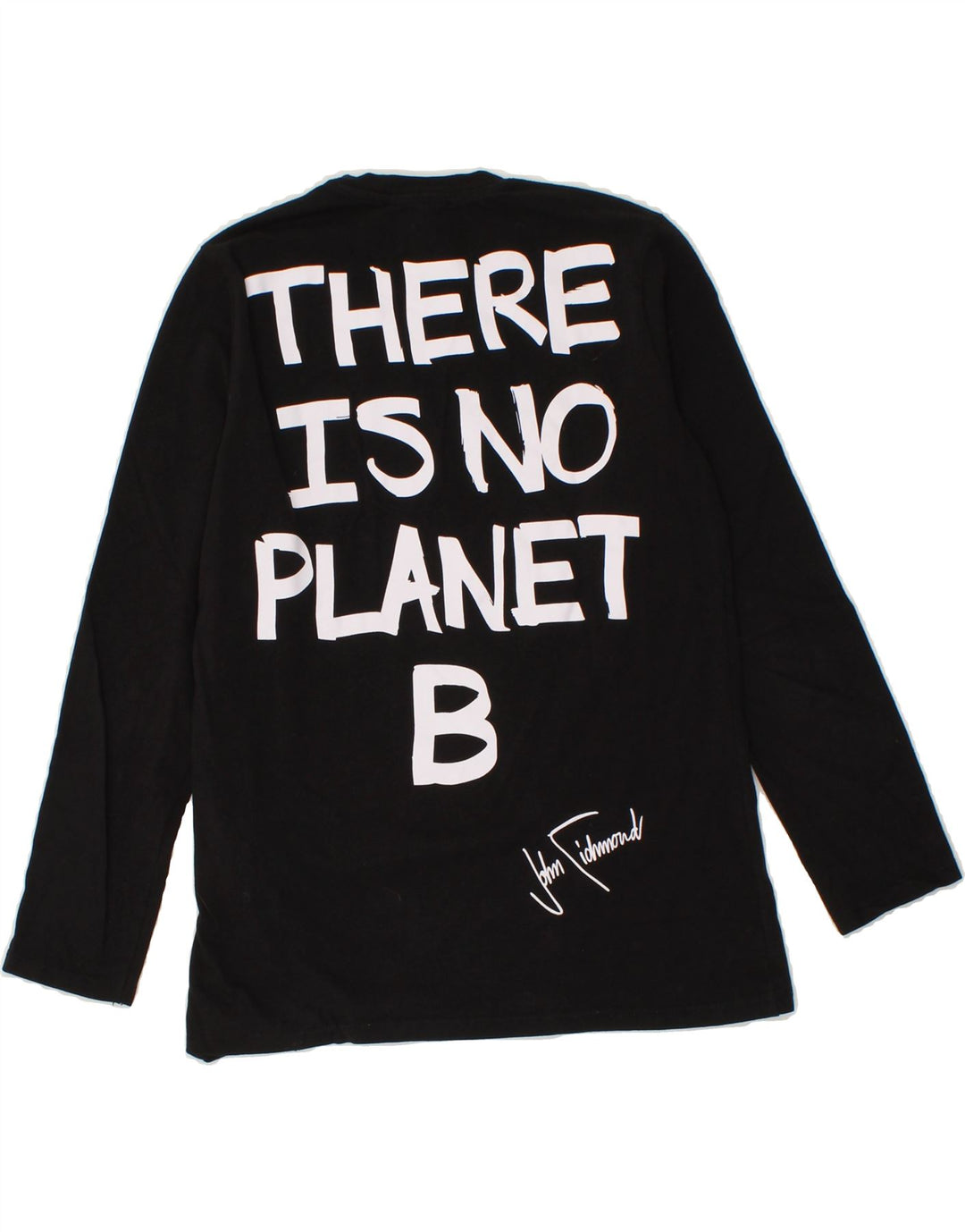 RICHMOND Boys Graphic Top Long Sleeve 11-12 Years Black Cotton Vintage Richmond and Second-Hand Richmond from Messina Hembry 