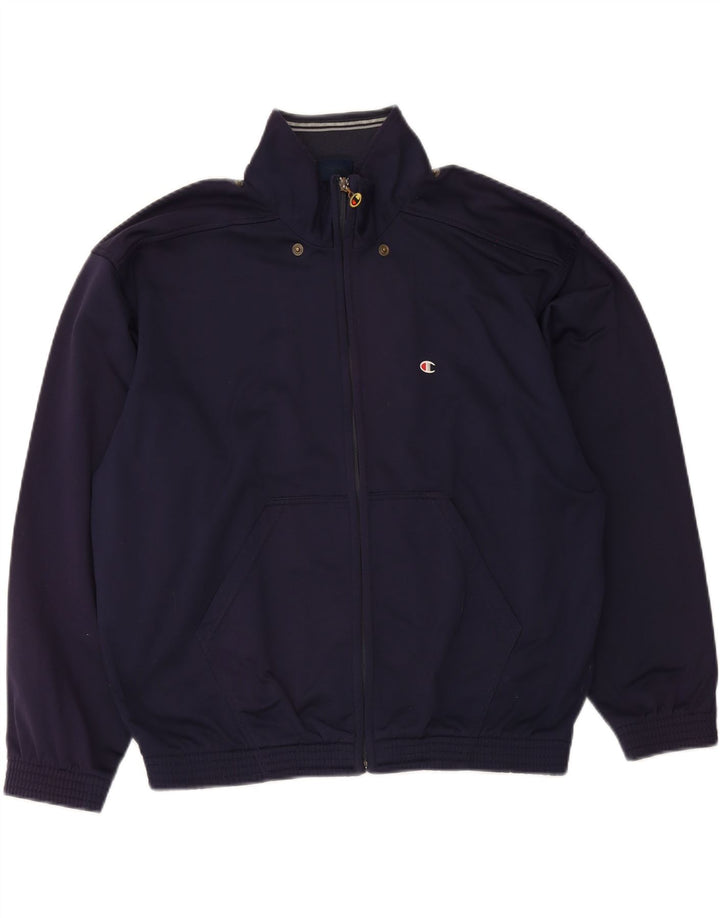 Fila Herren-Trainingsanzugoberteil, mittleres marineblaues Polyester