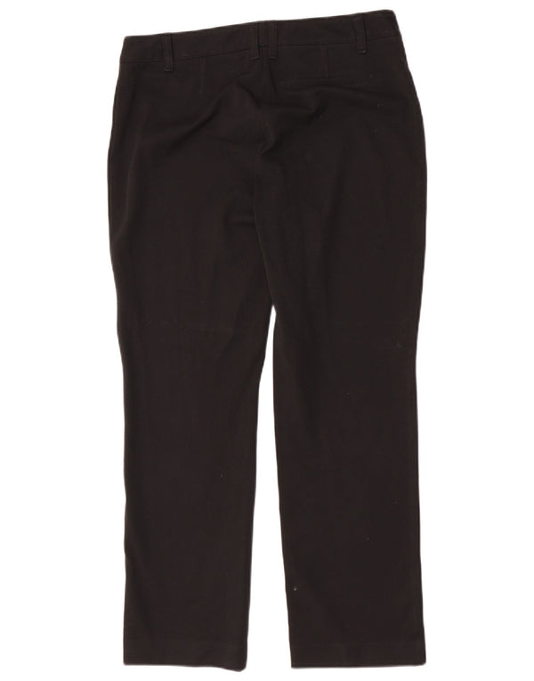 Monsoon Damen Gerade Freizeithose UK 12 Medium W30 L28 Schwarz
