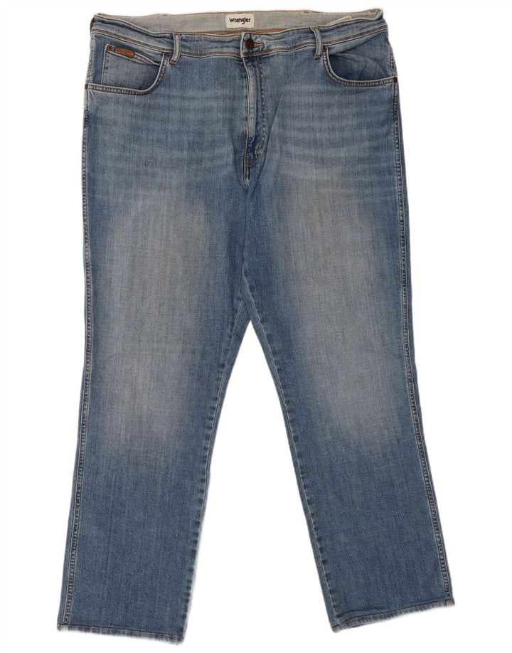 Wrangler Herren Texas Straight Jeans W40 L32 Blaue Baumwolle