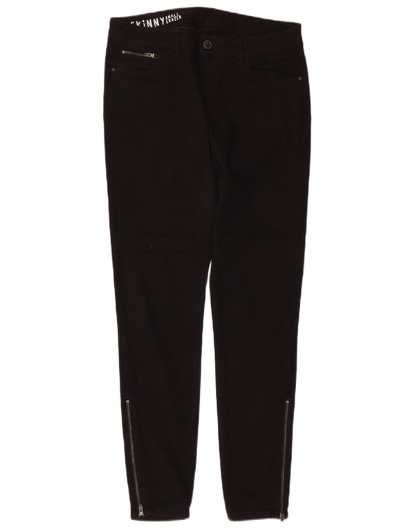 Marks & Spencer Damen Skinny Jeans UK 14 Large W32 L28 Schwarze Baumwolle