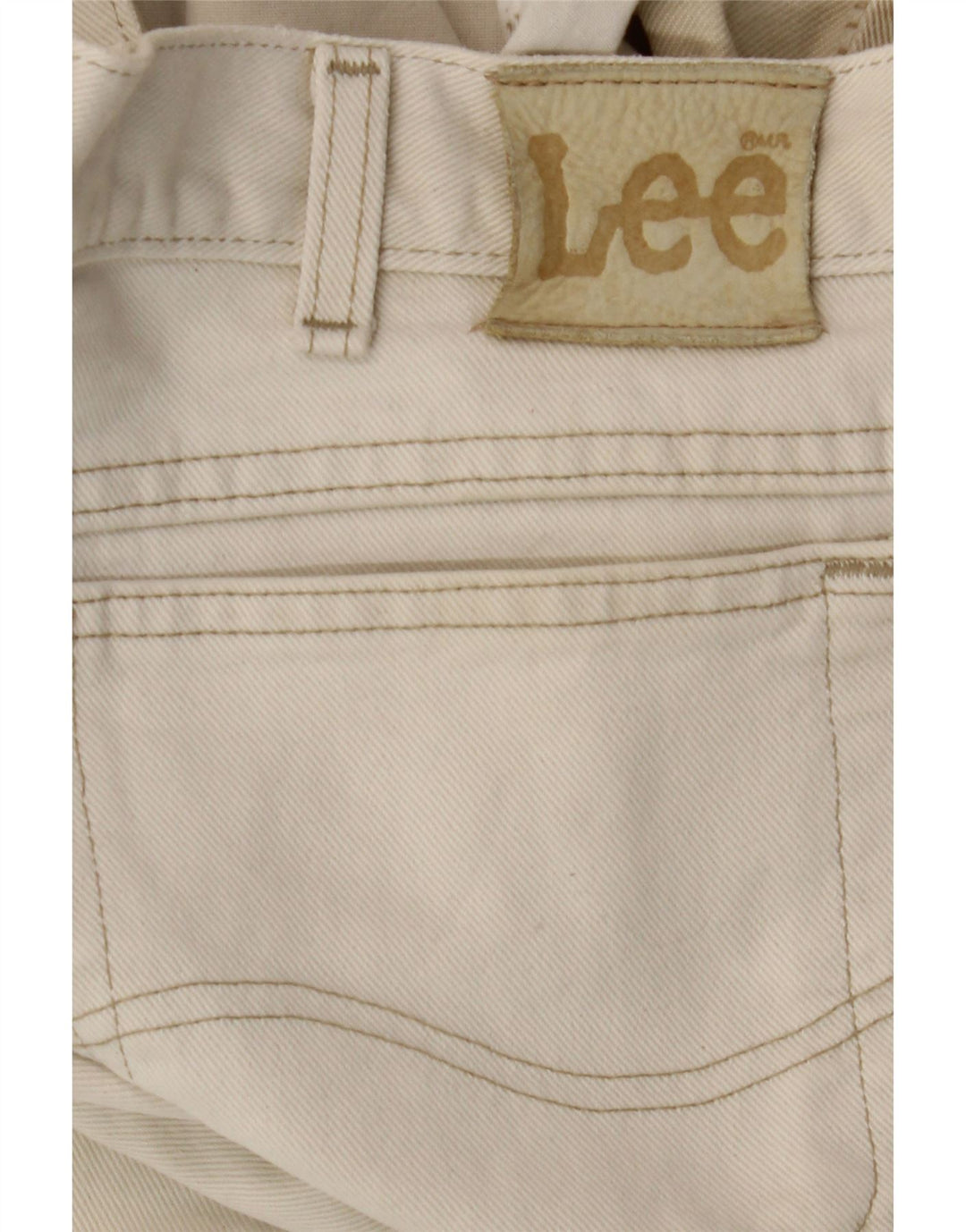 Lee Herren Straight Jeans W34 L30 Weiß