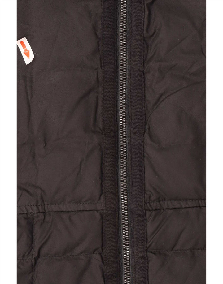 Timberland Herren Wattierte Weste UK 40 Large Schwarz Polyester