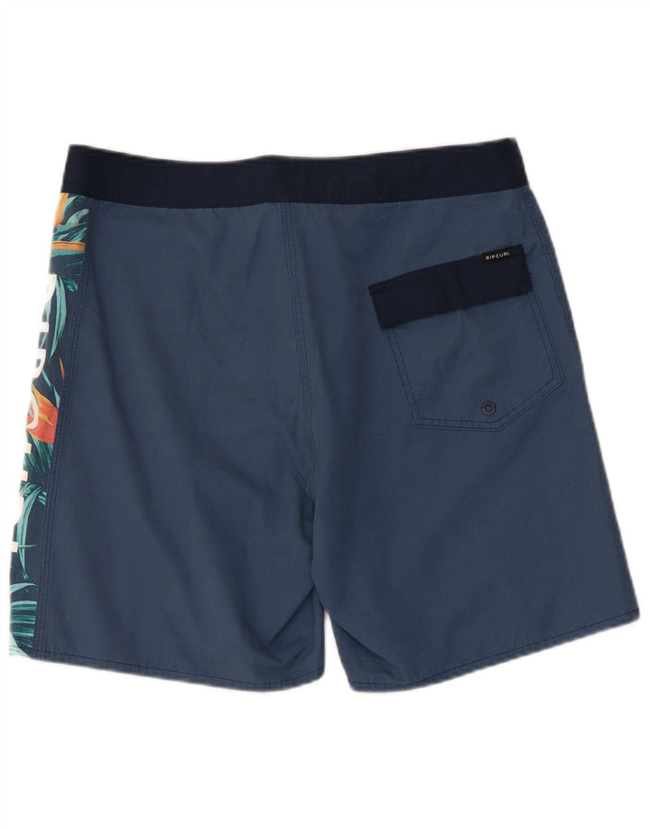 RIP CURL Herren-Badeshorts mit Grafik, mittelgroß, Marineblau, Blumenmuster, Polyester