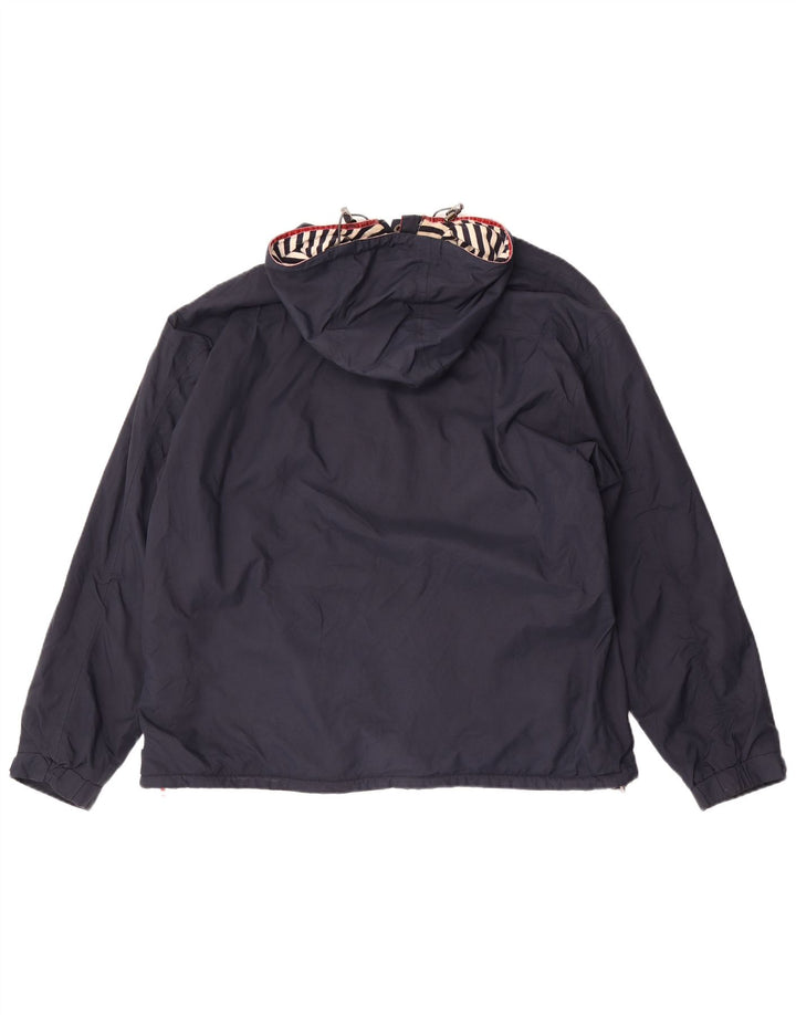 Joules Damen-Anorakjacke mit Kapuze, übergroß, Gr. 16, Marineblau