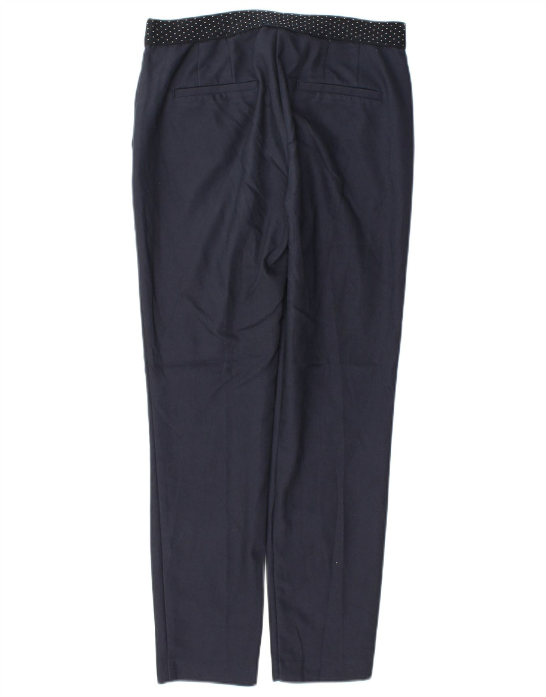 Zara Slim Chino-Hose für Damen, Größe S, W26, L27, Marineblau, Polyester