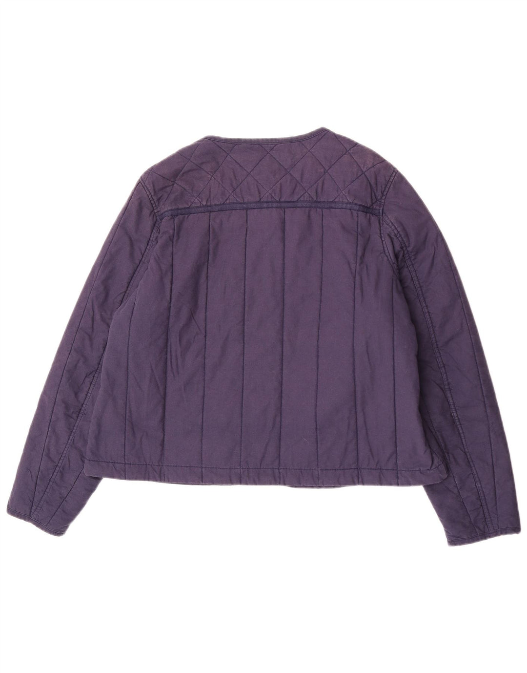 Fat Face Damen Steppjacke UK 18 XL Marineblau Baumwolle