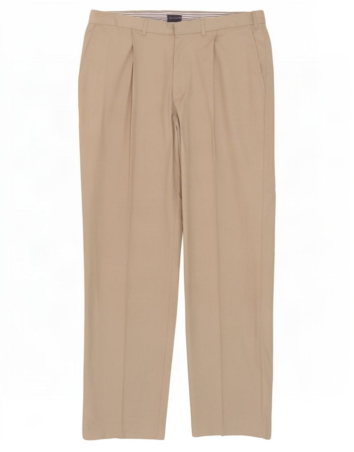 Marks & Spencer Herren-Chinohose mit Pegged, W36, L33, beige Baumwolle