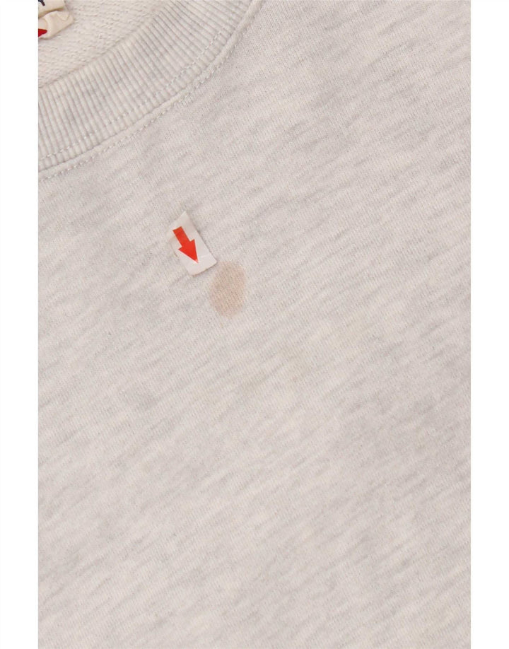Superdry Herren-Sweatshirt mit lockerer Passform, Mittelgrau gesprenkelte Baumwolle