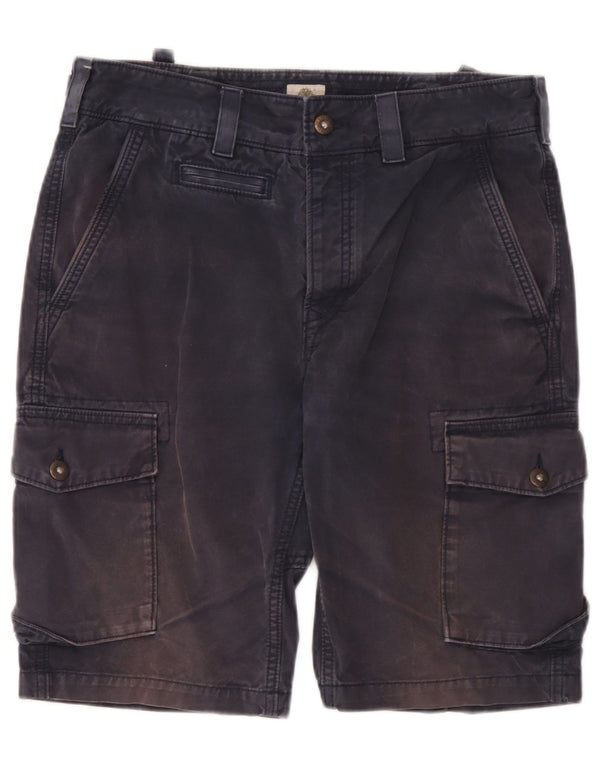 Timberland Herren Cargoshorts W32 Medium Marineblau Baumwolle