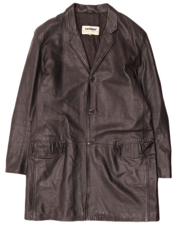 Conbipel Herren Ledermantel IT 52 Large Schwarz