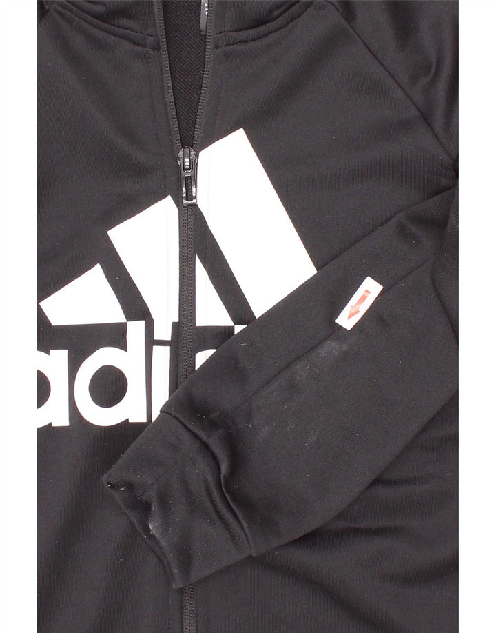 Adidas Jungen Grafik-Trainingsoberteil, Jacke, 9–10 Jahre, Schwarz, Farbblock