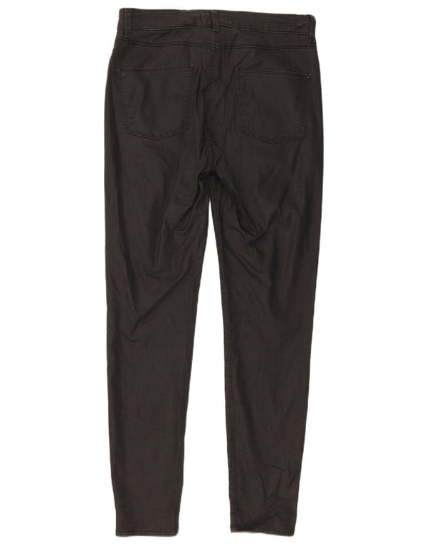 Marks & Spencer Damen Skinny Jeans UK 12 Medium W30 L29 Schwarze Baumwolle
