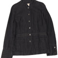 Laura Ashley Damen-Blazer im Militär-Stil mit 6 Knöpfen, UK 12, Mittelmarineblau