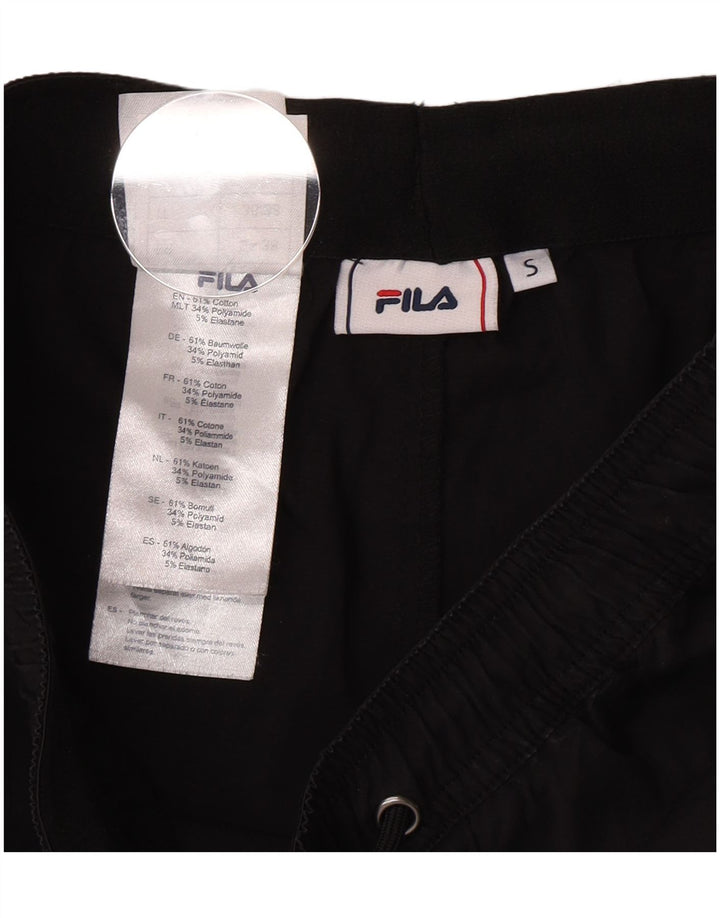 Fila Herren-Jogger-Cargohose, Größe S, W28, L30, Schwarz, Baumwolle