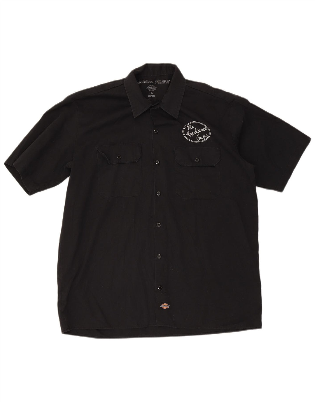 Dickies Herren-Kurzarmshirt mit Grafik, groß, aus schwarzem Polyester