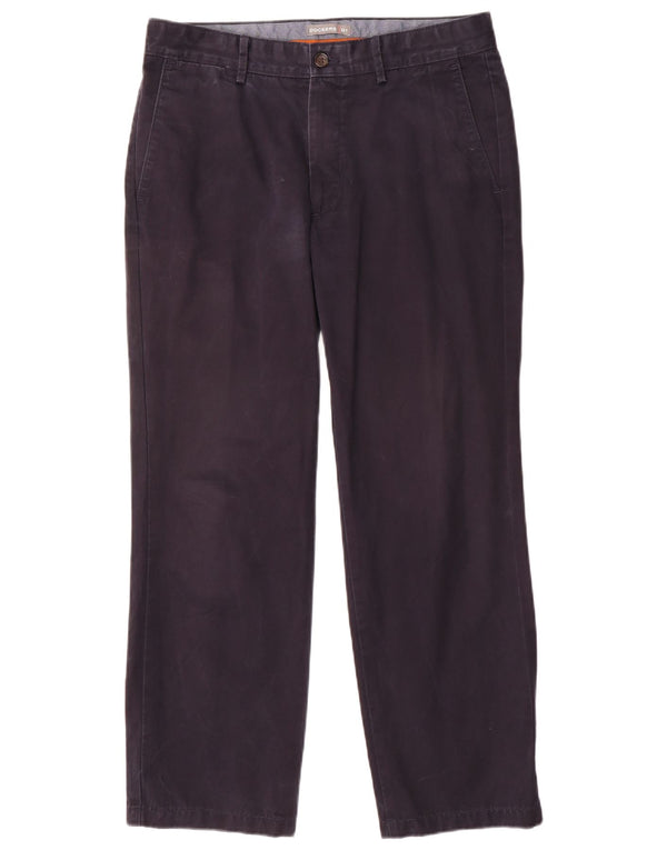 Dockers Herren gerade Chinohose W34 L28 Marineblaue Baumwolle