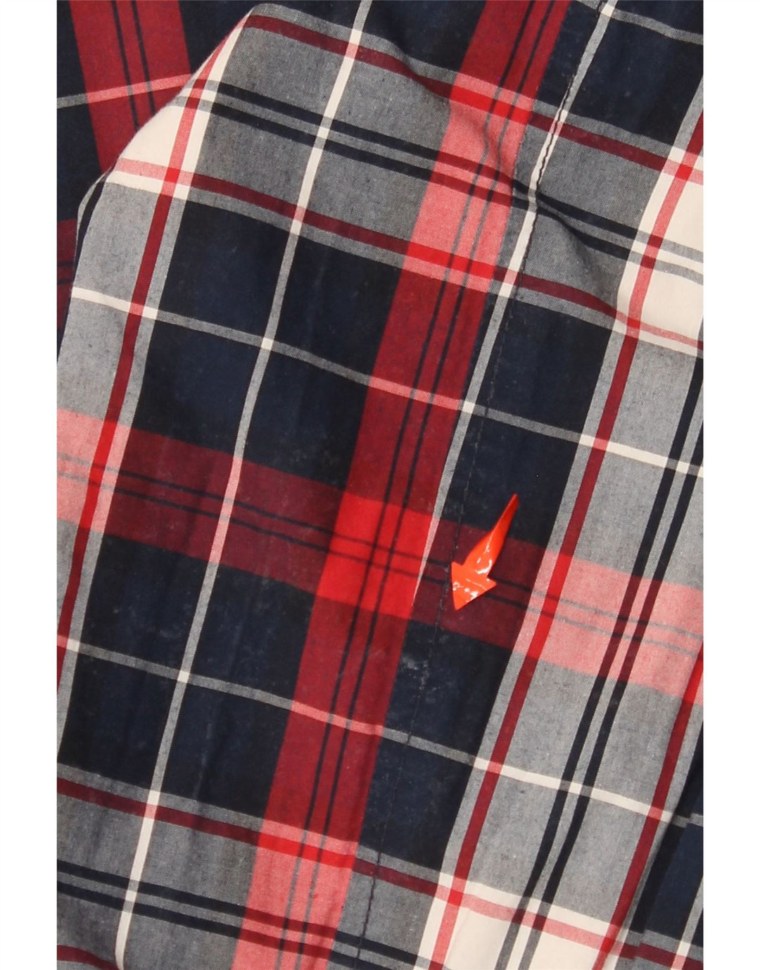 TOMMY HILFIGER Herren Wendejacke UK 38 Medium Navy Blue Check Nylon