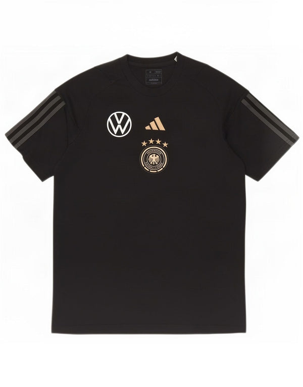Adidas Herren Deutscher Fußball Bund Graphic T-Shirt Top Medium Schwarz