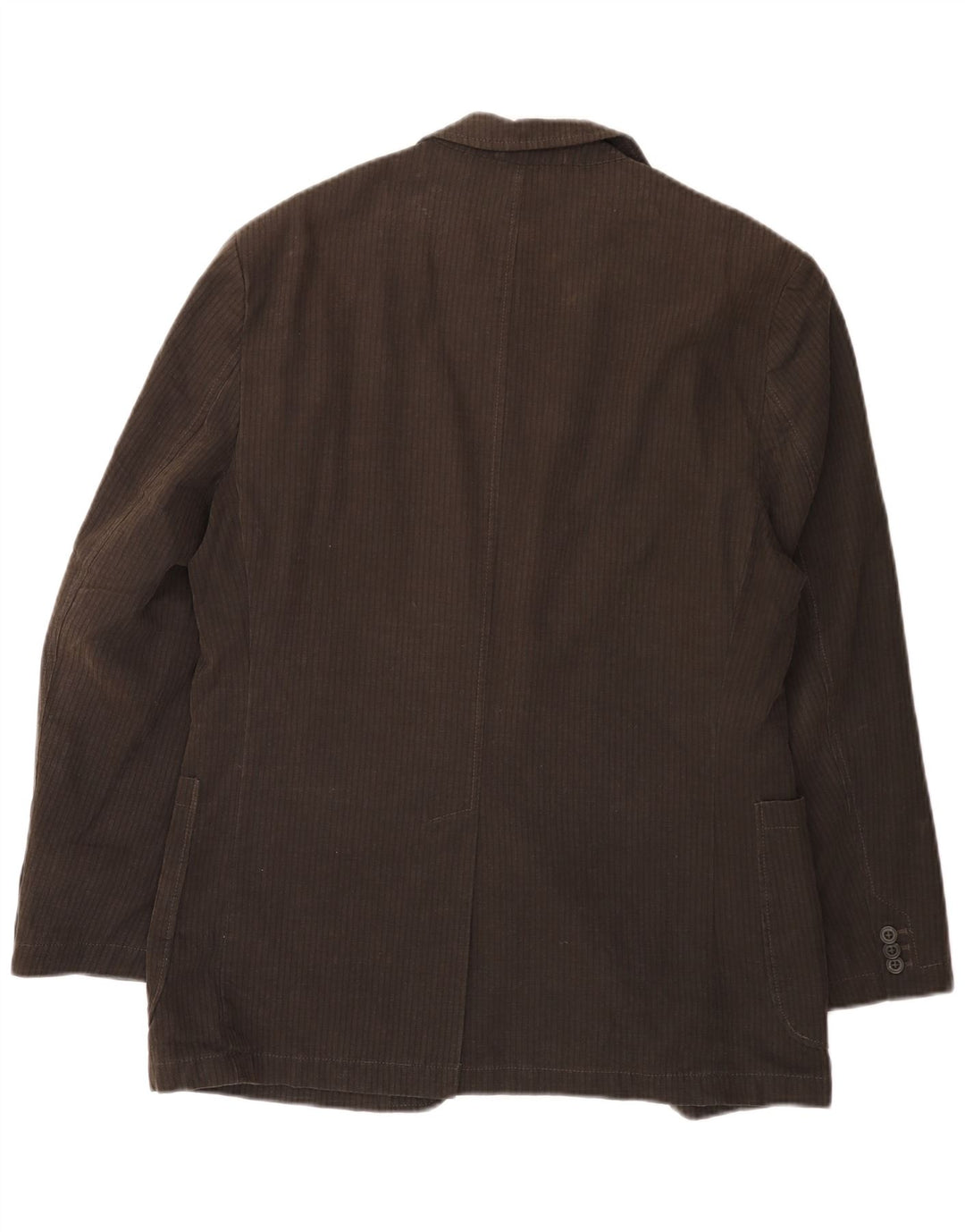 Marks & Spencer Herren-Blazer mit 2 Knöpfen, UK 38, mittelbraun, Nadelstreifen