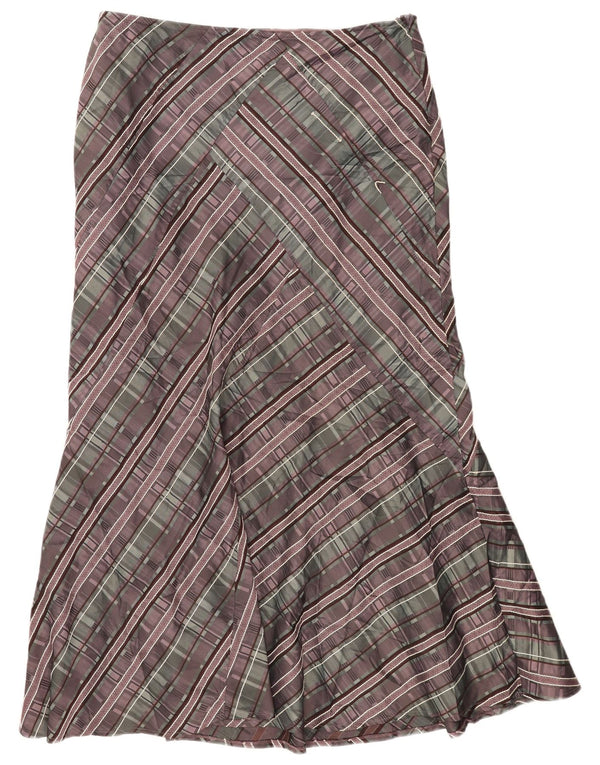 Marks & Spencer Womens Per Una Mermaid Skirt US 14 Large W32 Purple Striped